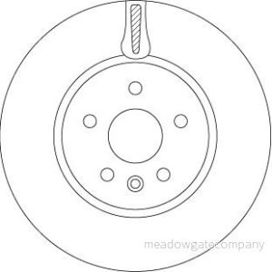 TR DF6820 Brzdový kotouč TRW – lakovaný TR DF6820 Brzdový kotouč TRW – lakovaný