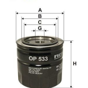 FI OP533 filtr olejový FILTRON FI OP533 filtr olejový FILTRON