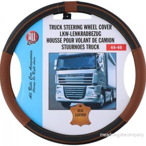 Potah volantu kožený TRUCK hnědo-černý 44-46cm 605236 Potah volantu kožený TRUCK hnědo-černý 44-46cm 605236