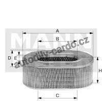 Vzduchový filtr MANN C3975 (MF C3975) Vzduchový filtr MANN C3975 (MF C3975)