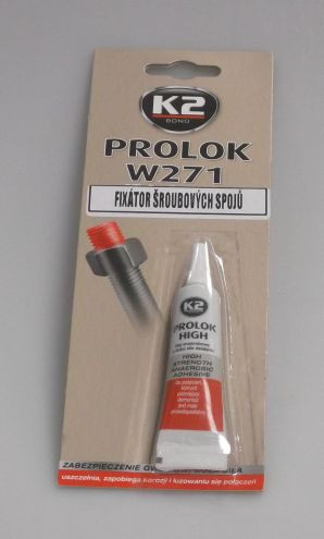 Fixátor šroubových spojů K2 PROLOK High 6ml červený 627296