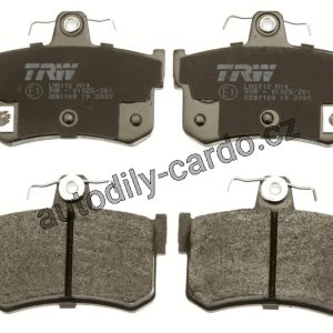 Sada brzdových destiček TRW GDB1169 – ROVER 800 Sada brzdových destiček TRW GDB1169 – ROVER 800