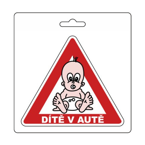 Samolepka „dítě v autě“, 105x120mm 90530 Samolepka „dítě v autě“, 105x120mm 90530