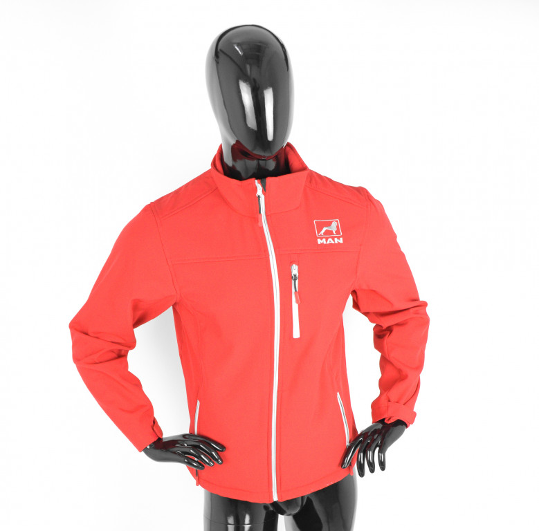 Bunda softshell MAN červená 2XL 647965