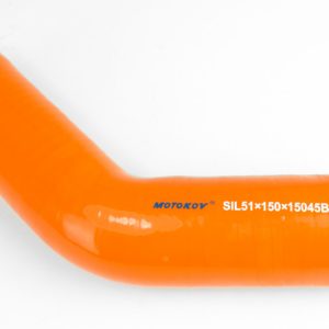 Koleno silikonové, průměr 51 mm, ohyb 45°, délka 150×150 mm 712207