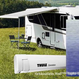 Markýza nástěnná kazetová Thule Omnistor 5200 4,0 m (bílé pouzdro, safírově modrá, výsuv 2,5 m) 312449 Markýza nástěnná kazetová Thule Omnistor 5200 4,0 m (bílé pouzdro, safírově modrá, výsuv 2,5 m) 312449