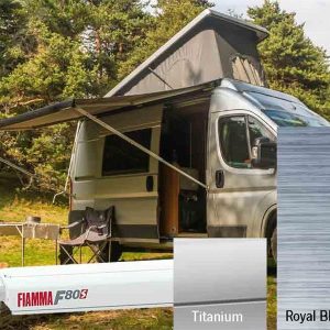 Markýza střešní kazetová Fiamma F80s 3,2 m (stříbrné pouzdro, královská modrá, výsuv 2,5 m) 306171 Markýza střešní kazetová Fiamma F80s 3,2 m (stříbrné pouzdro, královská modrá, výsuv 2,5 m) 306171