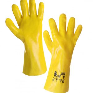Rukavice CXS-TEKPLAST, máčené v PVC, kyselinovzdorné, vel.10, EN4202004, EN388.2004, CANIS 647803 Rukavice CXS-TEKPLAST, máčené v PVC, kyselinovzdorné, vel.10, EN4202004, EN388.2004, CANIS 647803