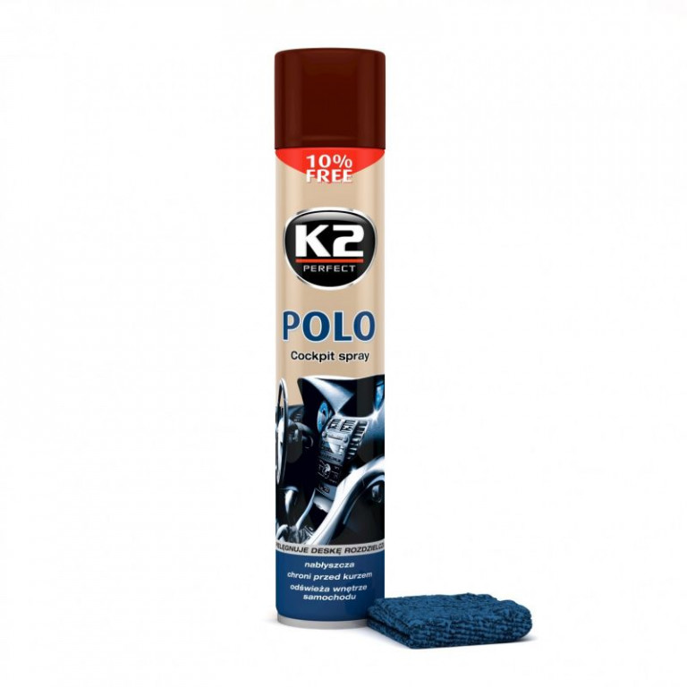 Cockpit sprej K2 POLO Káva 750ml 705421 Cockpit sprej K2 POLO Káva 750ml 705421