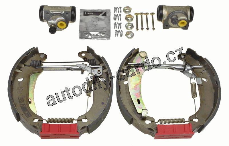 Sada brzdových čelistí TRW GSK1047 - Superkit RENAULT