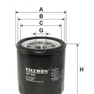 FI OP634 Filtr olejový FILTRON FI OP634 Filtr olejový FILTRON