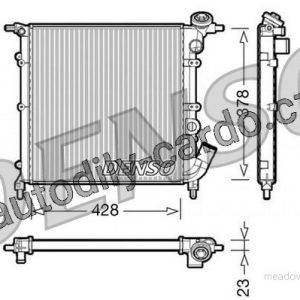 Chladič motoru DENSO (DE DRM23012) Chladič motoru DENSO (DE DRM23012)