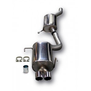 Nerezový výfuk 2x80mm Audi 80 B4 Limuzína (8C2) 02AU042-8