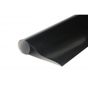 Vzorek – metalická černá polepová fólie 10x20cm – interiér/exteriér LMF01-vz