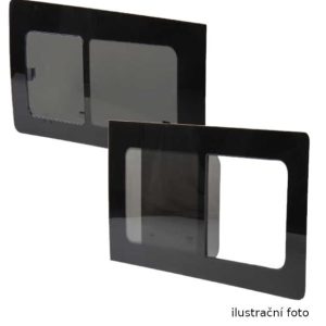 Boční posuvné okno CARBEST, model pro Fiat Ducato a jiné dodávky), 1360 × 585 mm, oprostřed vpravo, tónované 304267 Boční posuvné okno CARBEST, model pro Fiat Ducato a jiné dodávky), 1360 × 585 mm, oprostřed vpravo, tónované 304267