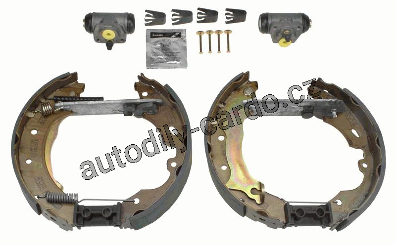 Sada brzdových čelistí TRW GSK1653 - Superkit FORD