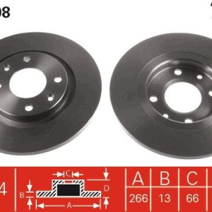 TR DF2808 Brzdový kotouč TRW – lakovaný TR DF2808 Brzdový kotouč TRW – lakovaný