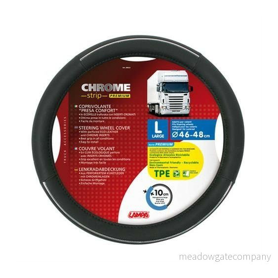 Potah volantu CROME-STRIP PREMIUM 46-48cm 631071
