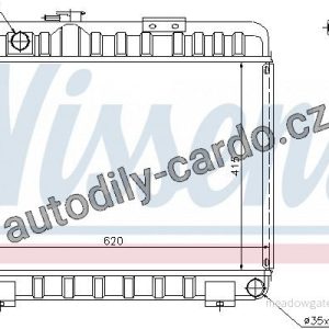 Chladič motoru NISSENS 62581