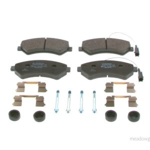 BO 0986494580 Sada brzdových destiček vč. příslušenství, BOSCH 160828