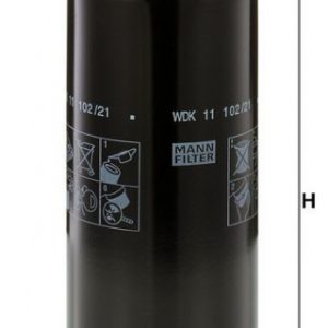 Palivový filtr MANN MF WDK11102/21 Palivový filtr MANN MF WDK11102/21