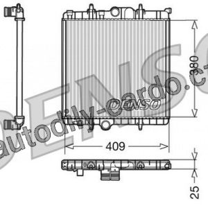 Chladič motoru DENSO (DE DRM21025) Chladič motoru DENSO (DE DRM21025)