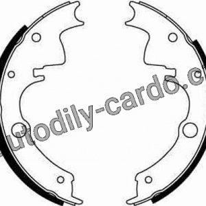 Sada brzdových čelistí TRW GS6084 – FORD