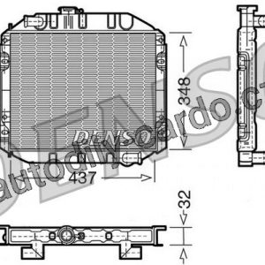 Chladič motoru DENSO (DE DRM10001) Chladič motoru DENSO (DE DRM10001)