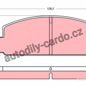 Sada brzdových destiček TRW GDB176 – MAZDA MAZDA RX-7 Sada brzdových destiček TRW GDB176 – MAZDA MAZDA RX-7
