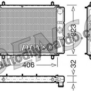 Chladič motoru DENSO (DE DRM03001) Chladič motoru DENSO (DE DRM03001)