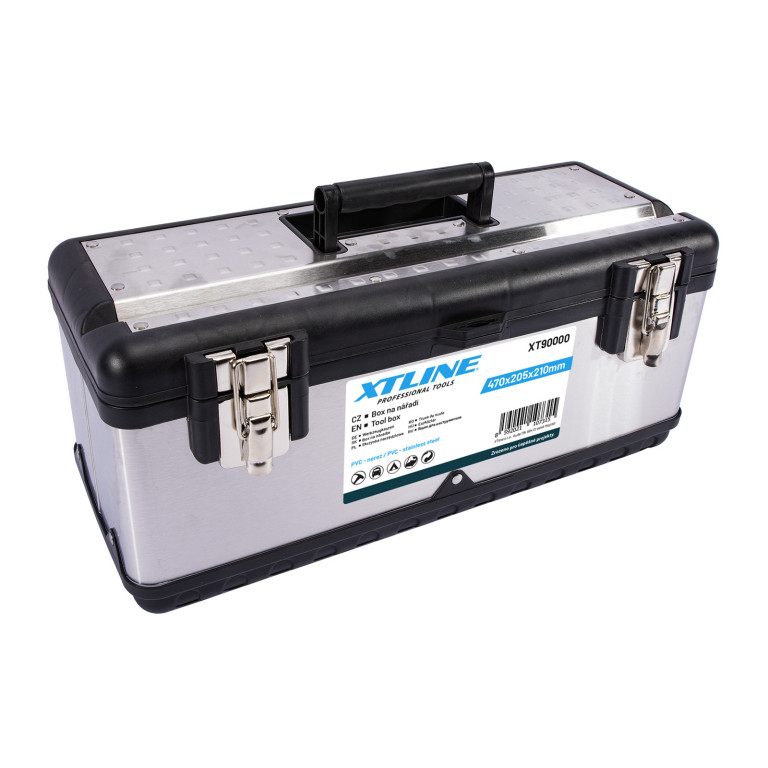 Kufr na nářadí plast-nerez 470x205x210mm 610465