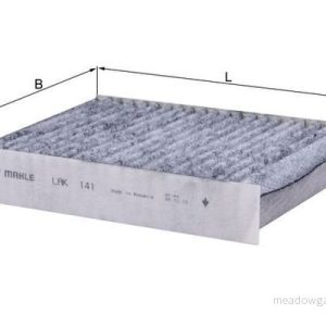 MH LAK141 Kabinový filtr, aktivní uhlí KNECHT MH LAK141 Kabinový filtr, aktivní uhlí KNECHT