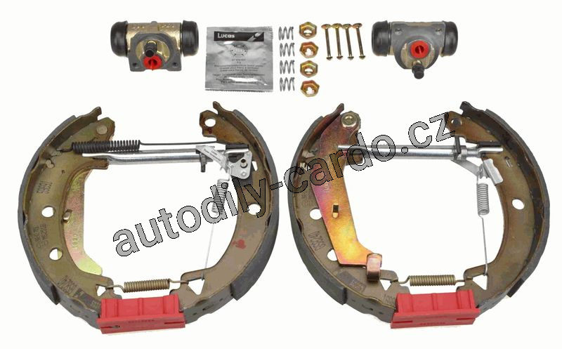Sada brzdových čelistí TRW GSK1736 - Superkit FIAT