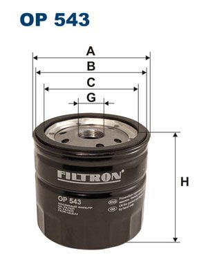 FI OP543 Filtr olejový FILTRON