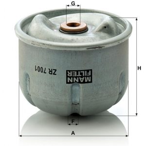 Olejový filtr MANN MF ZR7001 Olejový filtr MANN MF ZR7001
