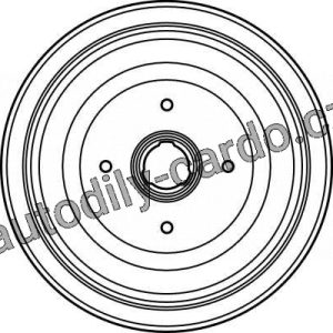 Brzdový buben TRW DB4083 – AUDI 100, 80 Brzdový buben TRW DB4083 – AUDI 100, 80