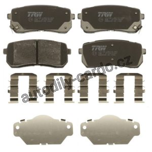 Sada brzdových destiček TRW GDB3449 – KIA CARNIVAL III 2.9CRDi 06- Sada brzdových destiček TRW GDB3449 – KIA CARNIVAL III 2.9CRDi 06-