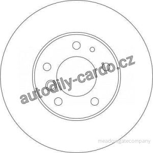 Brzdový kotouč TRW DF4348 – BMW 5 E34 Brzdový kotouč TRW DF4348 – BMW 5 E34