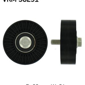 Vratná/vodící kladka, klínový žebrovaný řemen SKF VKM38251