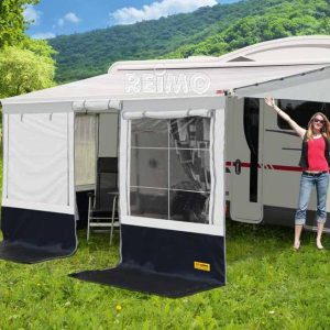 Stanové předstany k markýze Reimo Villa Store Premium, 6,00 × 2,40 m (výška 250–280 cm) 306313