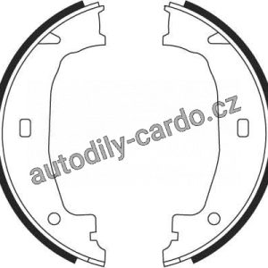 Sada brzdových čelistí TRW GS8432 – BMW 3 Sada brzdových čelistí TRW GS8432 – BMW 3