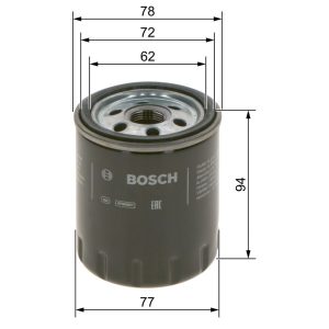 BO F026407268 Olejový filtr BOSCH BO F026407268 Olejový filtr BOSCH