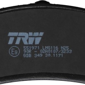 Sada brzdových destiček TRW GDB349 – FORD TRANSIT 85-91 Sada brzdových destiček TRW GDB349 – FORD TRANSIT 85-91