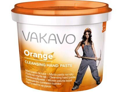 Pasta mycí na ruce VAKAVO ORANGE 600g 646431