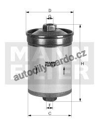 Palivový filtr MANN WK830/5 (MF WK830/5) Palivový filtr MANN WK830/5 (MF WK830/5)