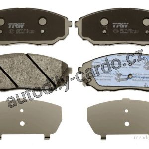 Sada brzdových destiček TRW GDB3452 – KIA SORENTO 02- Sada brzdových destiček TRW GDB3452 – KIA SORENTO 02-