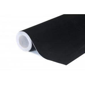 Sametová černá polepová fólie 135x1000cm - interiér/exteriér CVF01-100