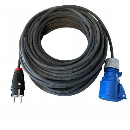 Kabel prodlužovací pro karavany 5m zástrčka E,SCHUKO/CEE zásuvka pryž 3x1.5mm2 IP44/54 318416