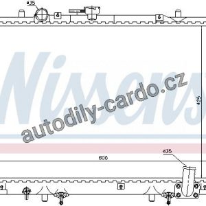 Chladič motoru NISSENS 628974