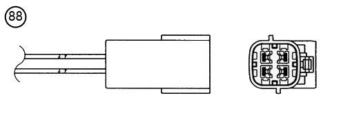 Lambda sonda NGK OZA554-N5 Lambda sonda NGK OZA554-N5